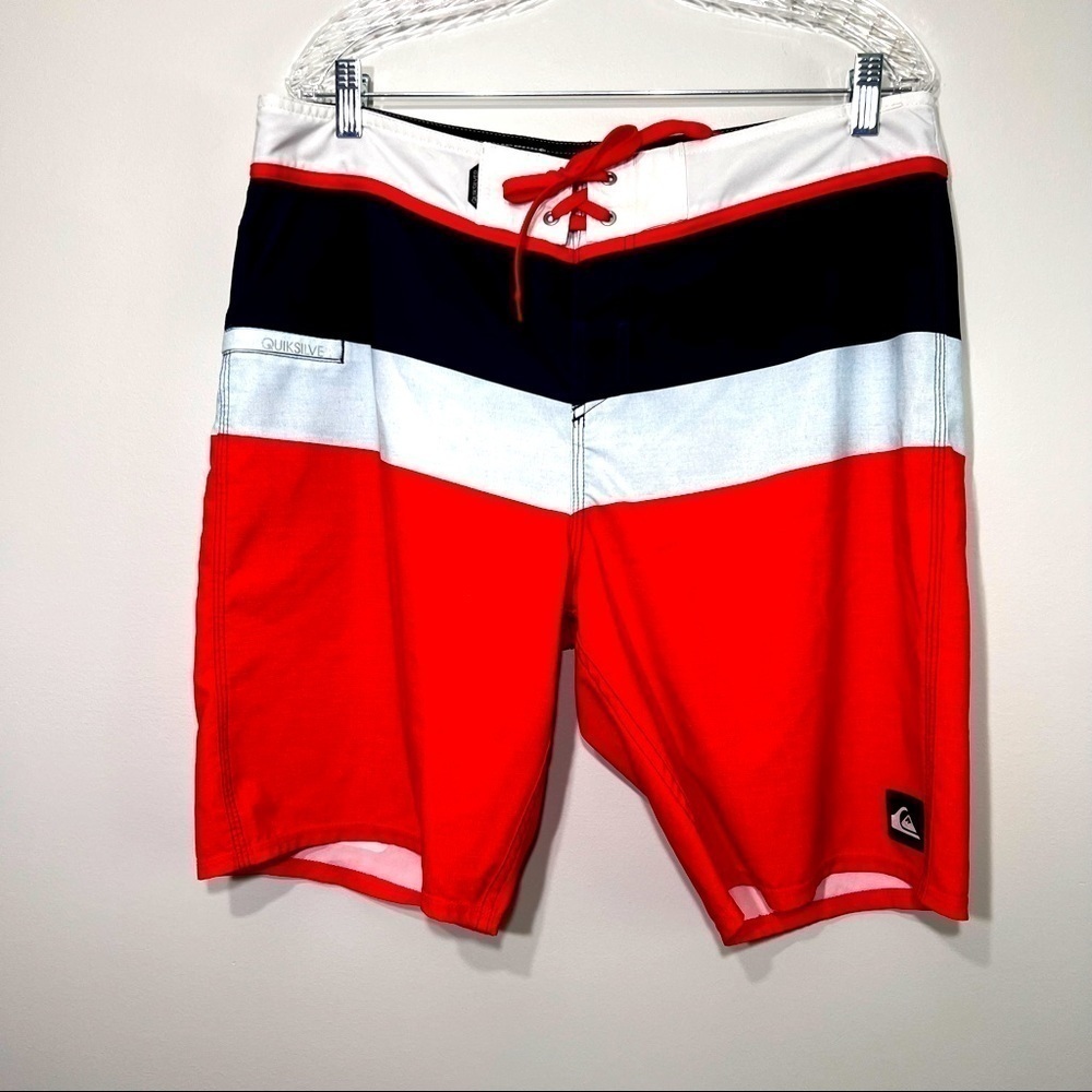 Quicksilver Board Shorts Orange/Blue